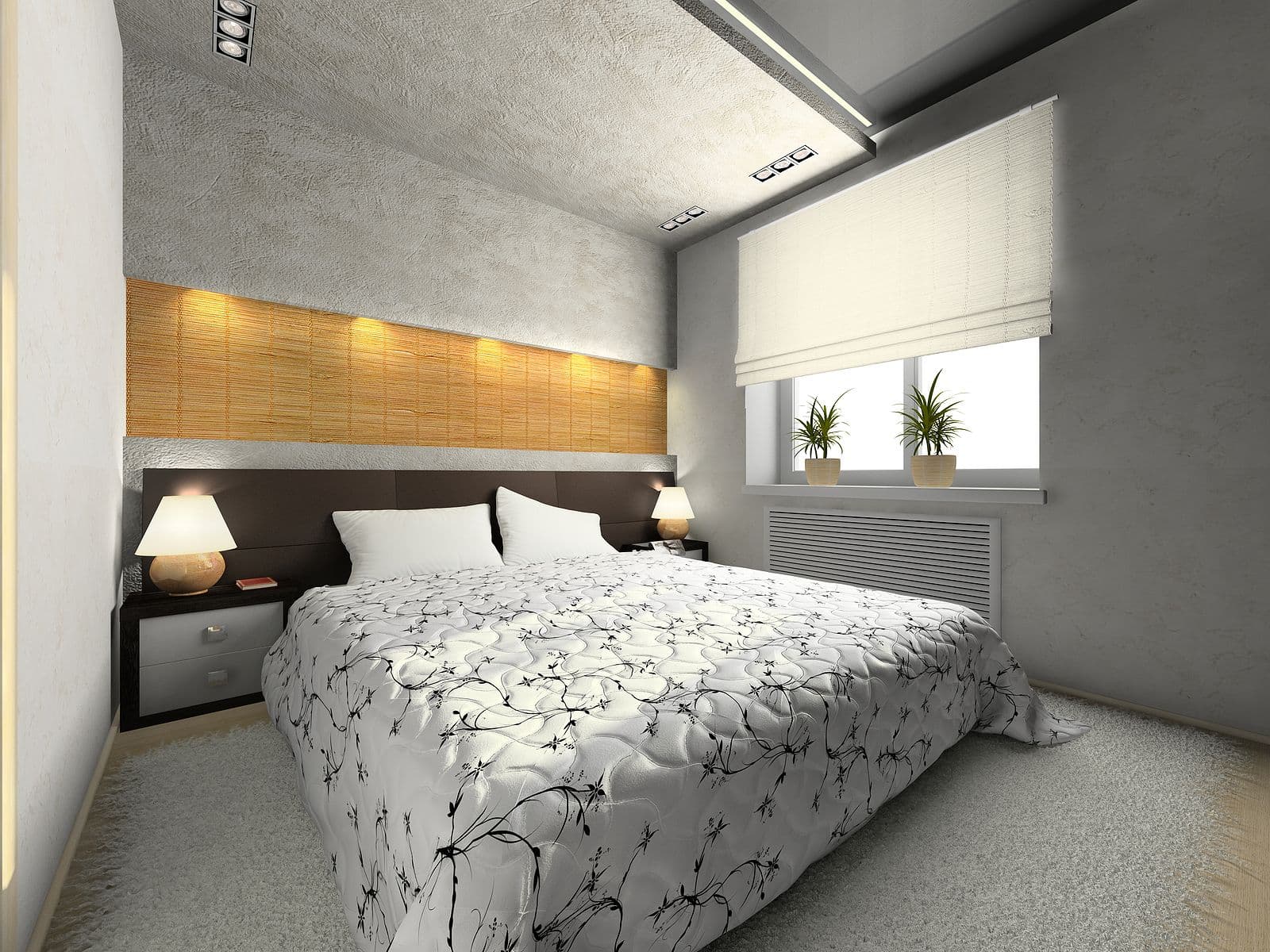 bigstock-View-On-The-Modern-Bedroom