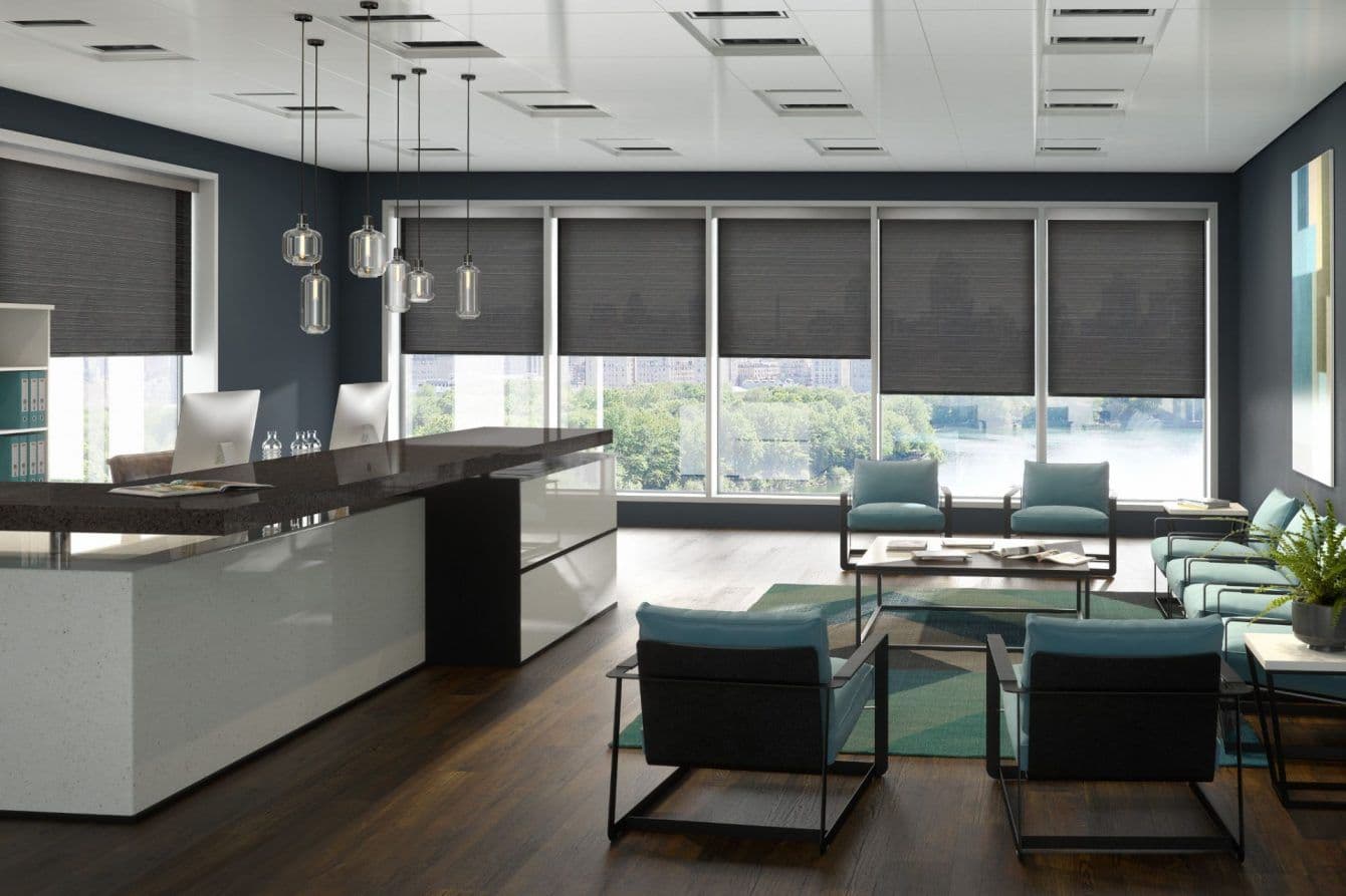 Solar-shades living room